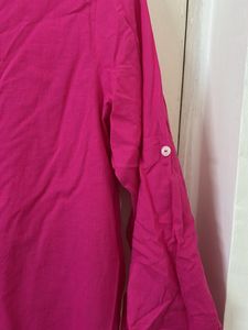 AKKRITI Magenta Tunic Top
