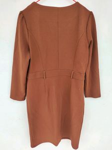 Brown Korean Style Dress