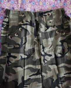 Camo Midi Skirt