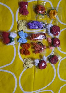 Crochet Hair Clips