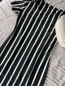 Black And White Maxi Dress