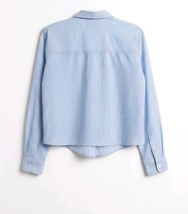 Striped Cropped Shirt