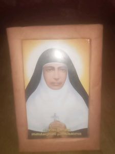 Photo Frame Of Saint Using Carboard