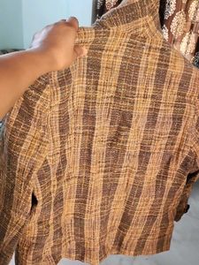 Plaid Jacket Coat