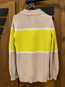 Block Zip Sweater
