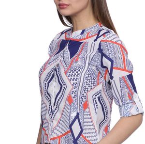 Printed Shirt Top