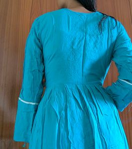 Embroidered Side Slit Kurti
