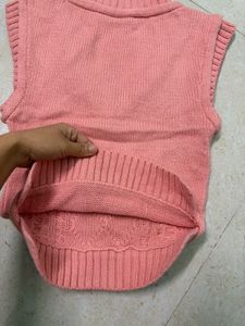 Pink Knitted Vest 🎀