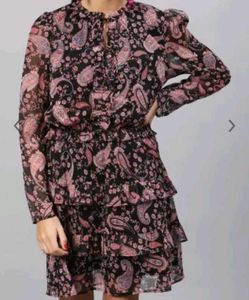 STREET 9 Multicoloured Printed Fit and Flare