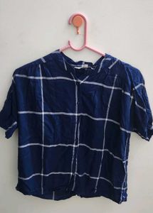 Blue Plaid Shirt