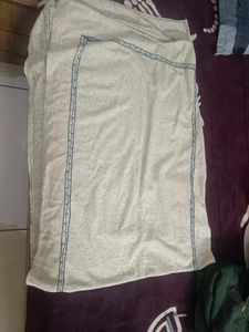 Woollen Kurti With Plazo And Shawl