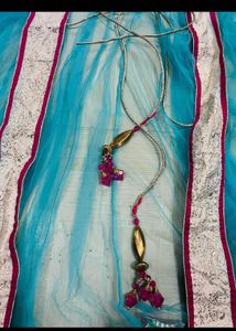 Elegant Dual-Tone Anarkali Gown