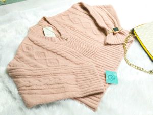 🥀♥️Pink Cable Knit Sweater🥀♥️