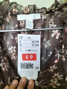 Transparent Floral Top
