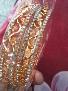 Golden Bangles (Set of 2)