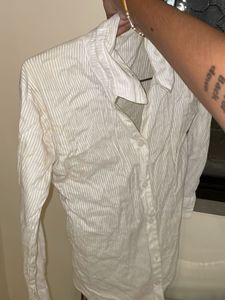Striped Button-Down Shirt
