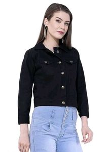Dark Green Denim Jacket