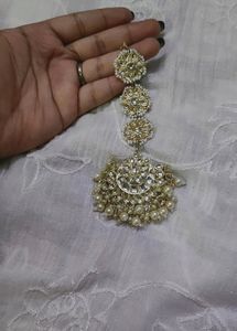 Nykaa Fashion Meenakari Chandbaali Maangtika