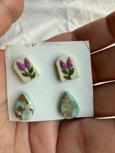 Cute small clay studs