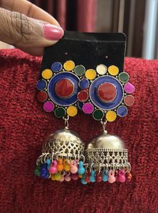 Colourful Jhumka