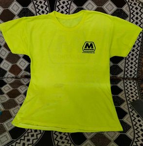 Neon Yellow Marathon T-Shirt