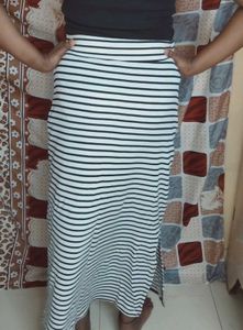 Striped Maxi Skirt