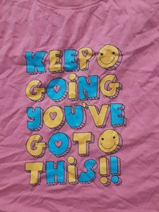 Pink Graphic Tee