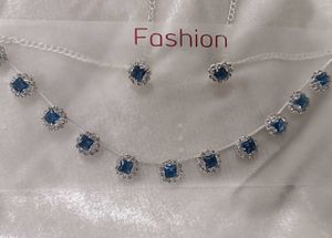 Blue Stone Jewelry Set