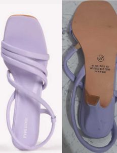 Women Open-Toe Kitten-Heeled Sandals
