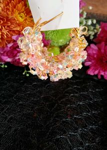 Beaded Hoop Earrings