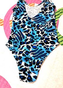 Swimming Suit  Girl  With Cap.