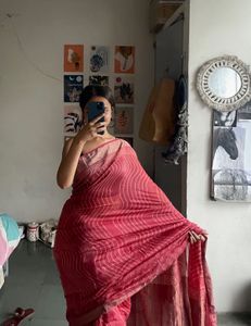 Elegant Pink Sari