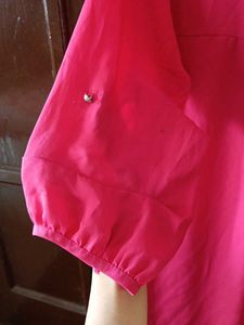 pink formal top