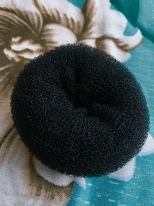 Black Hair Bun - Pack Of 3 (2 Net Buns Free)