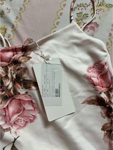 Newme Pink Knotted Floral Dress