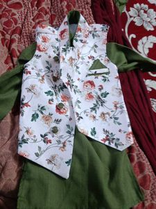 Floral Print Boys Ethnic Set