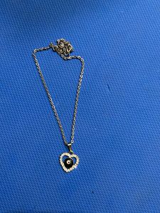 Evil Eye Heart Necklace