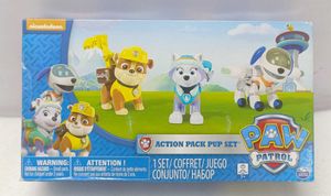 Paw Patrol Action Pack Pups Figure Set, featuring