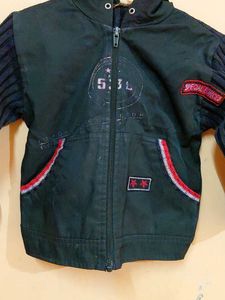 Stylish Kids Hooded Jacket too used