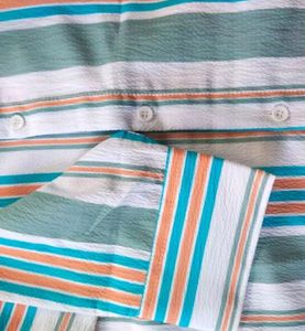Casual Popcorn Multi Lining Shirt