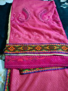 Pink Saree