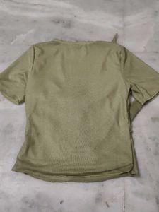 Green Mesh Top