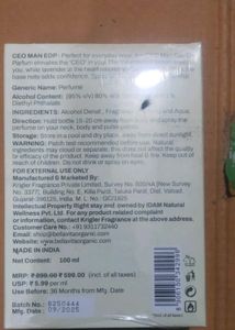 Bella Vita CEO Man Perfume