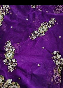 Beautiful Saree With Blouse And Paticot Also