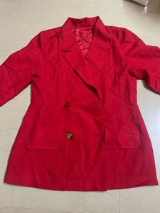 Red Blazer - Stylish &amp; Chic