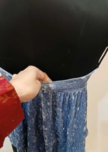 Blue Velvet Cami top 30 to 32 inch