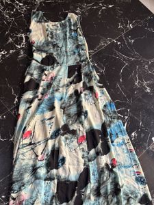 Abstract Print Dress