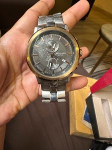 Kenneth Cole NY KC9258 Multifunction Chunky Stainl