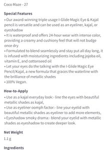 Colorbar I-Glide Eye Pencil - Coco Maze