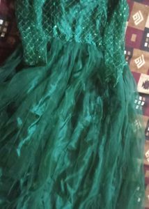 Emerald Green Dress Material